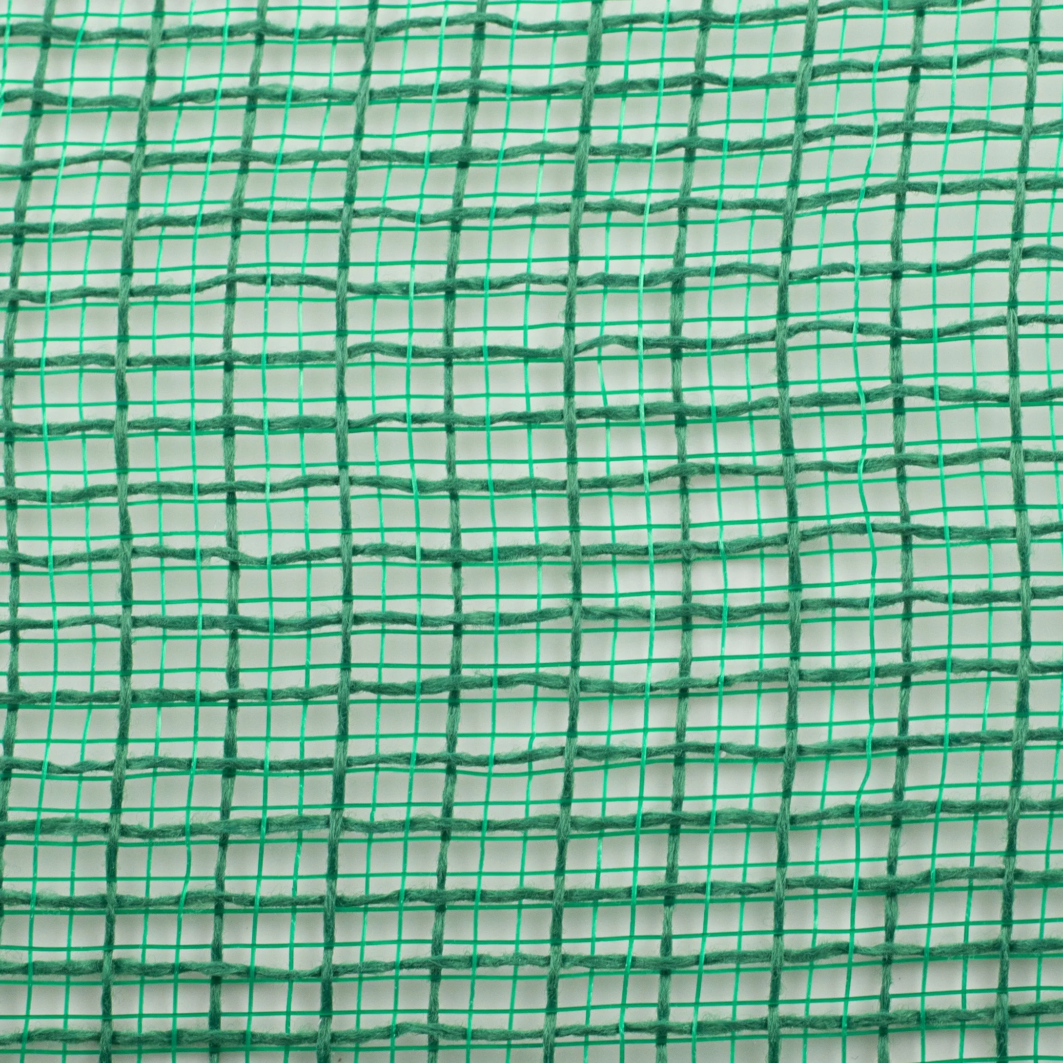 10" Check Fabric Mesh: Emerald Green