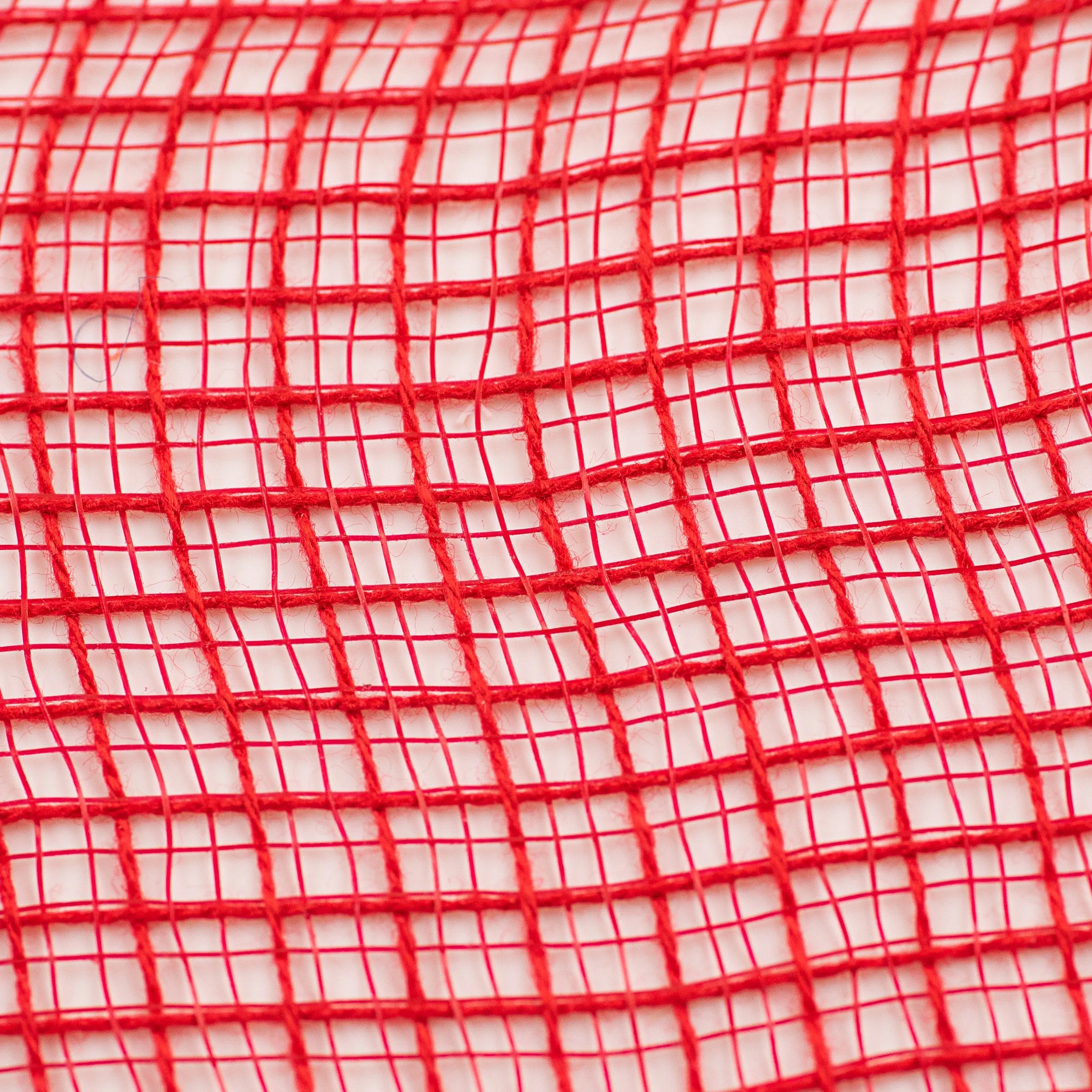 10" Fabric Mesh: Red