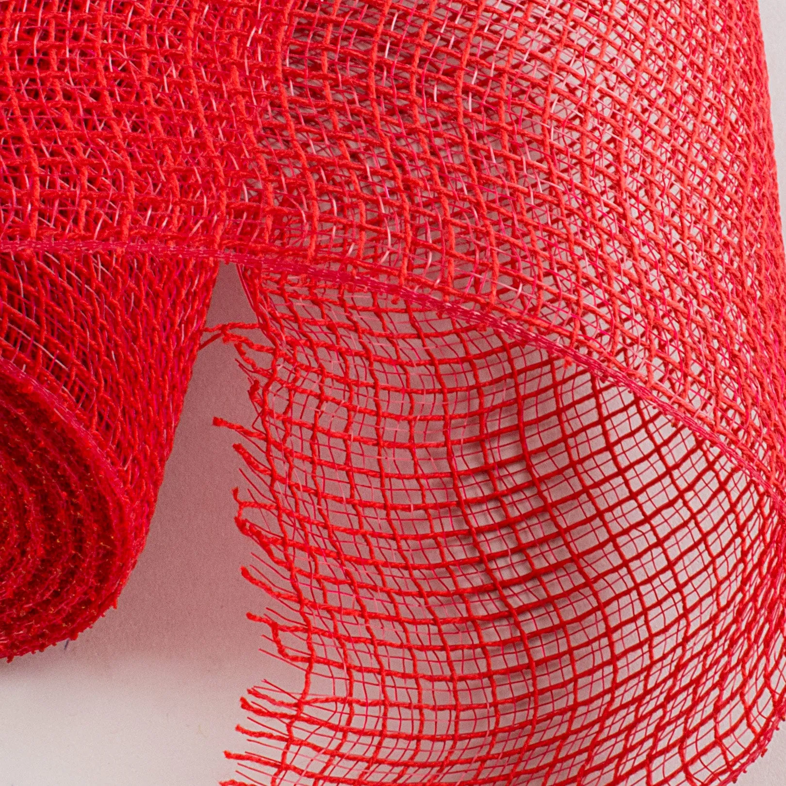 10" Fabric Mesh: Red