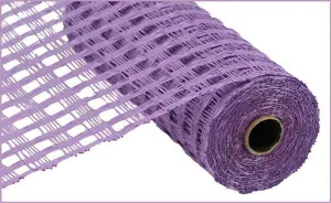 10" Poly Burlap Weaved Mesh: Lavender