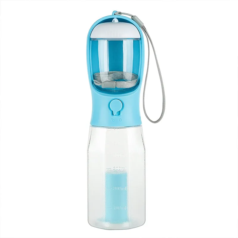3 in 1 Multifunctional Portable Dog Walking Water Bottle