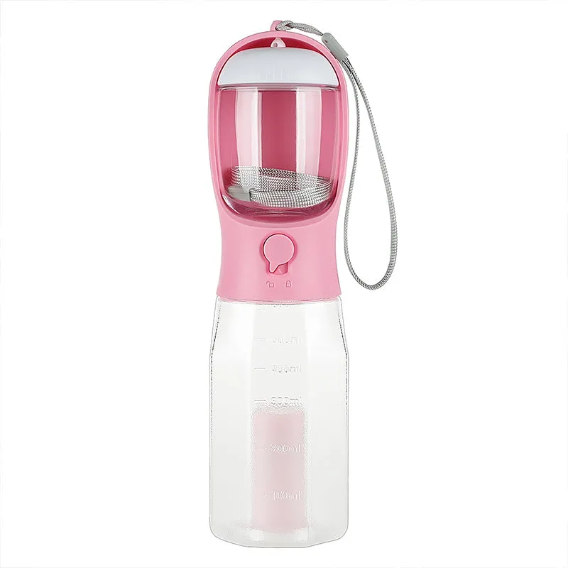 3 in 1 Multifunctional Portable Dog Walking Water Bottle
