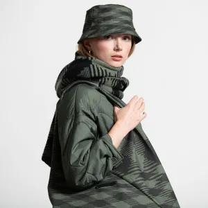 ARGYLE BUCKET HAT KHAKI BLACK