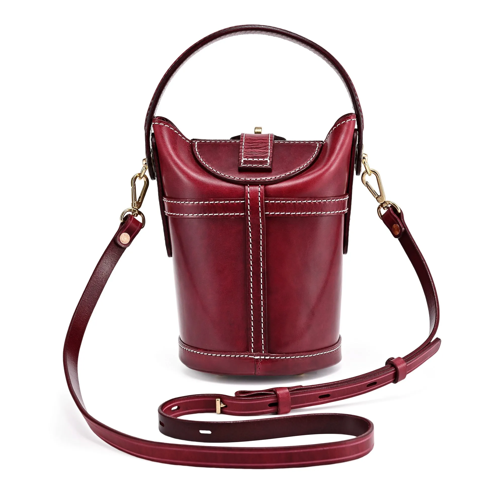 Begonia Vintage Bucket Crossbody