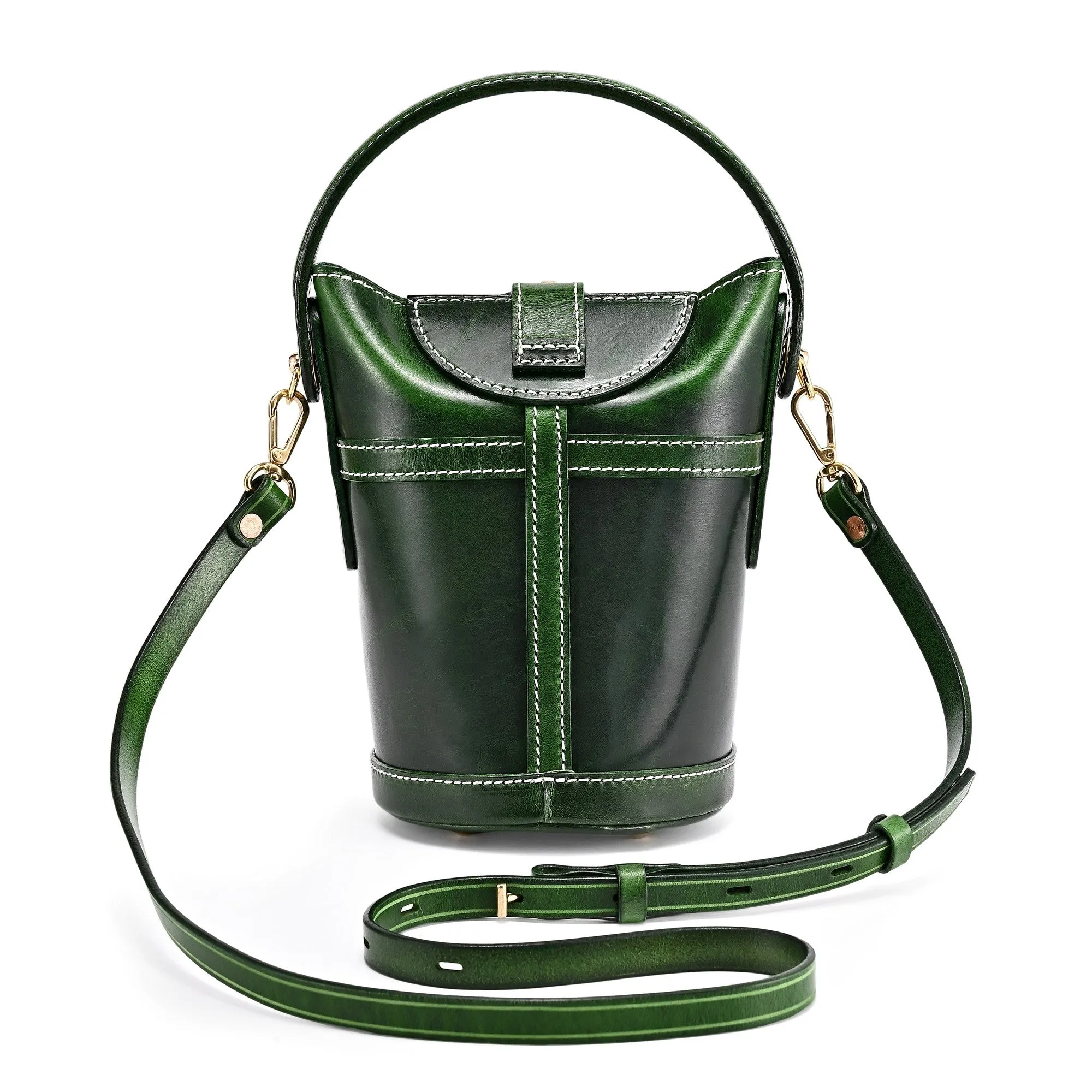 Begonia Vintage Bucket Crossbody