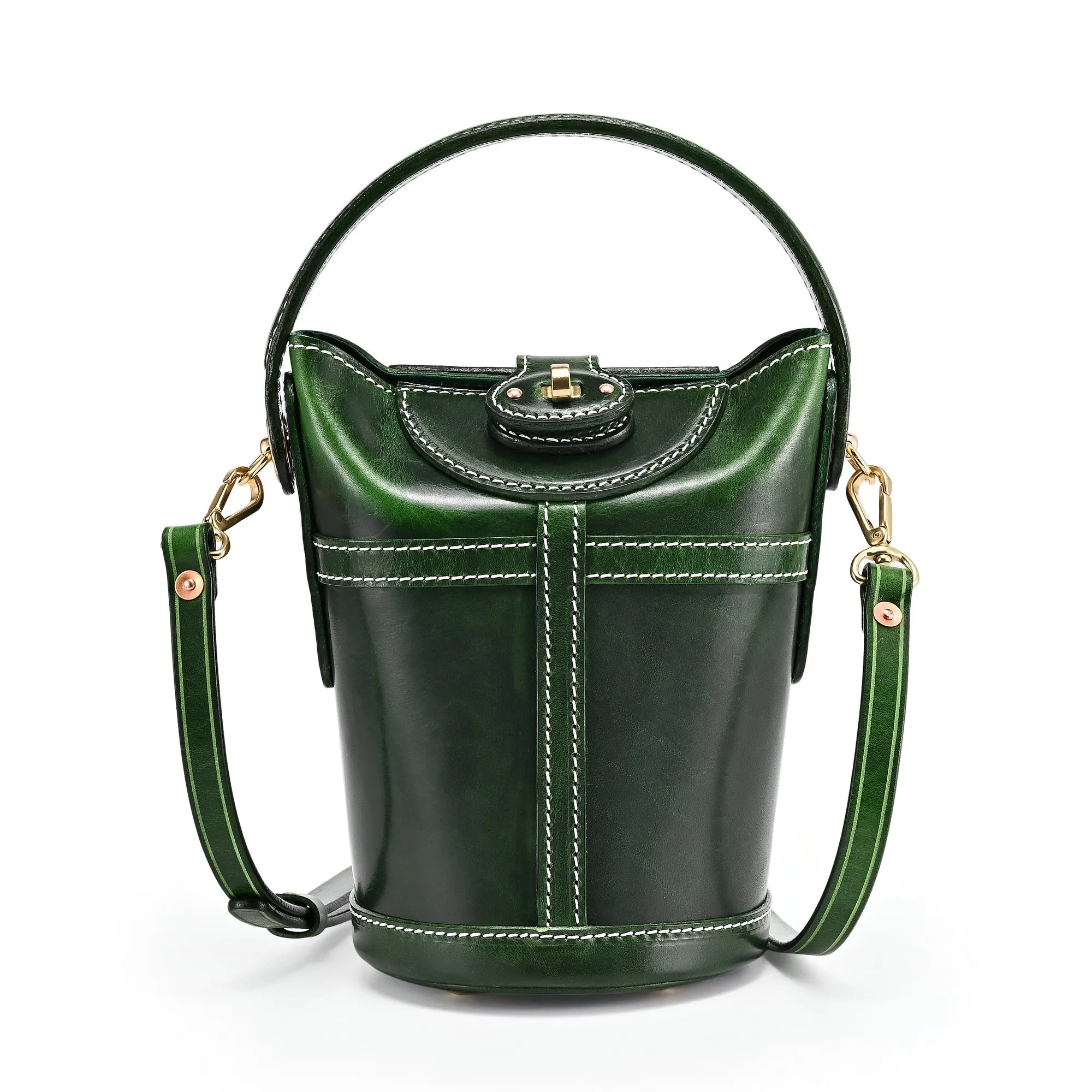 Begonia Vintage Bucket Crossbody