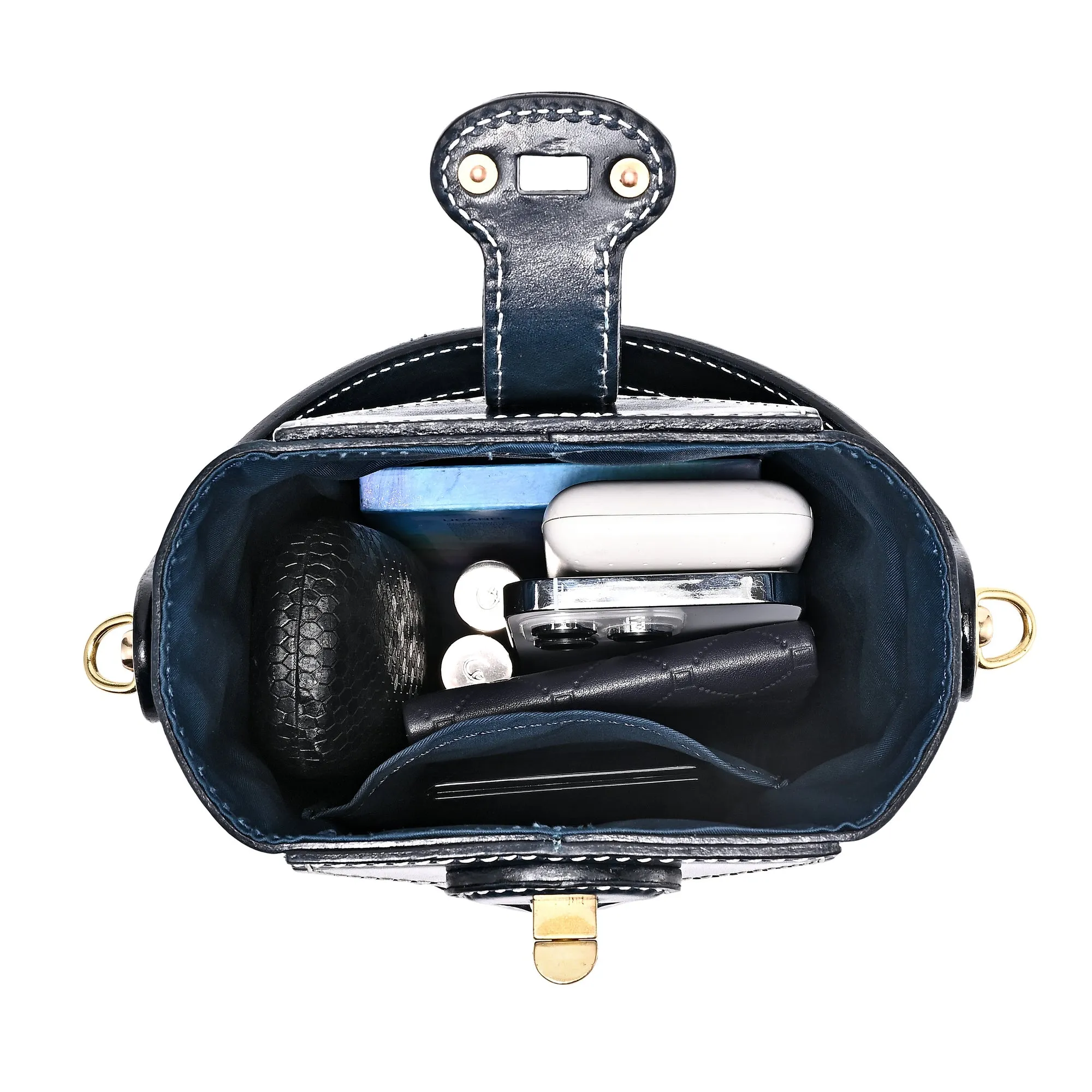 Begonia Vintage Bucket Crossbody