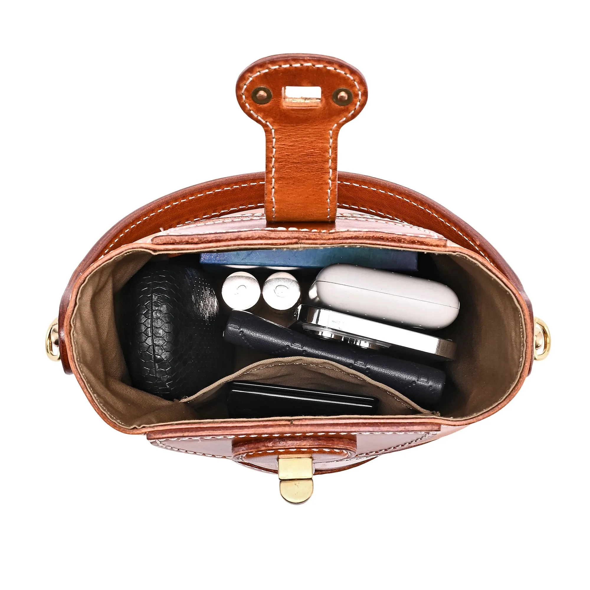 Begonia Vintage Bucket Crossbody