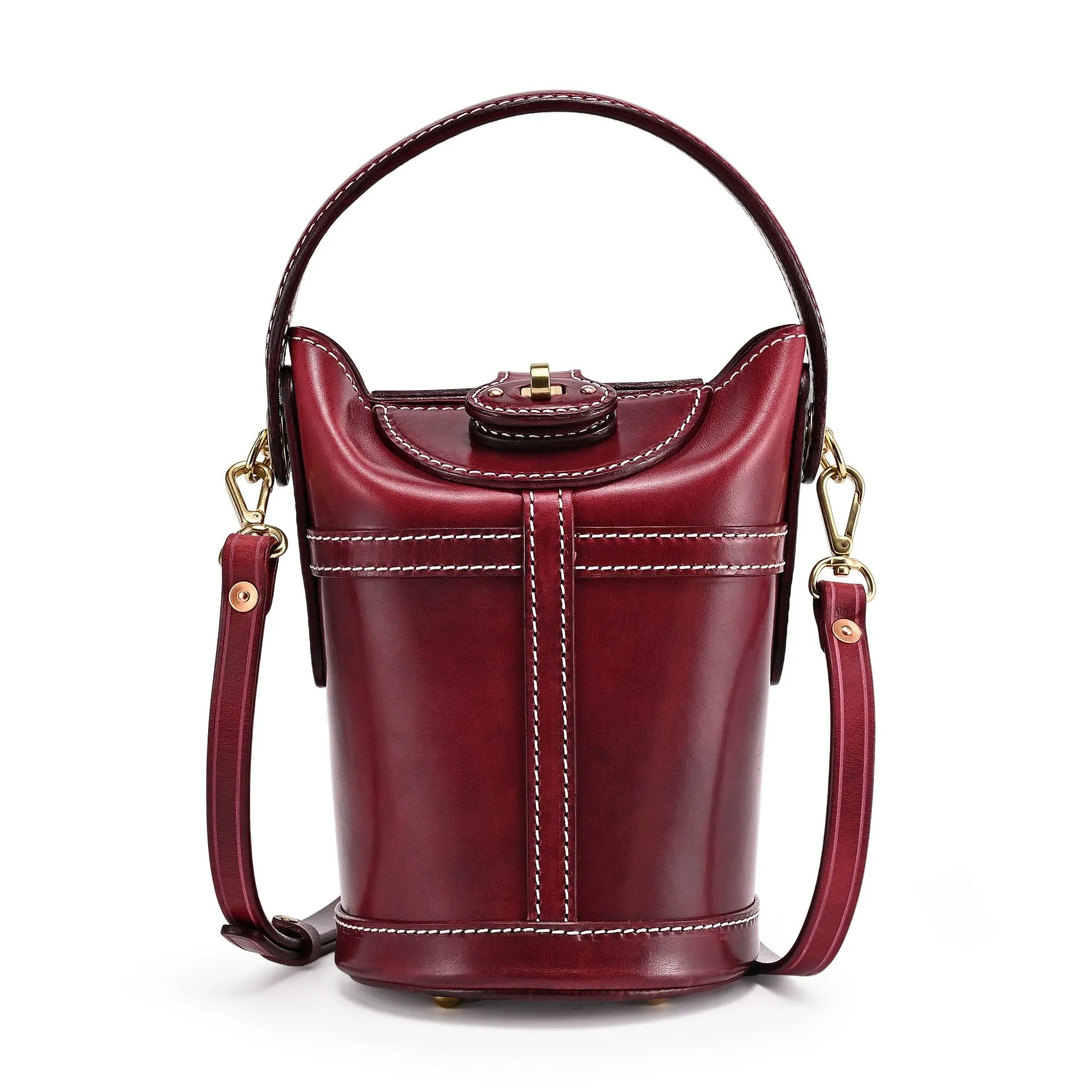 Begonia Vintage Bucket Crossbody