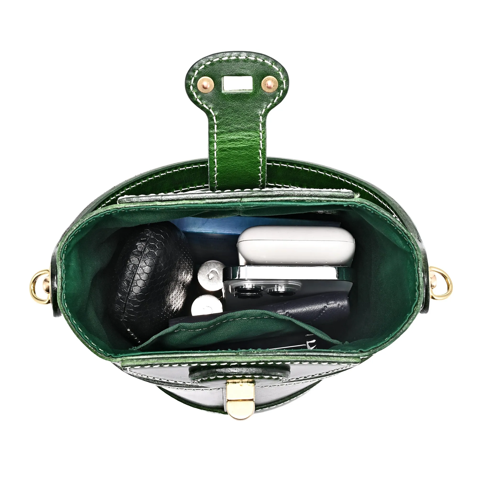 Begonia Vintage Bucket Crossbody