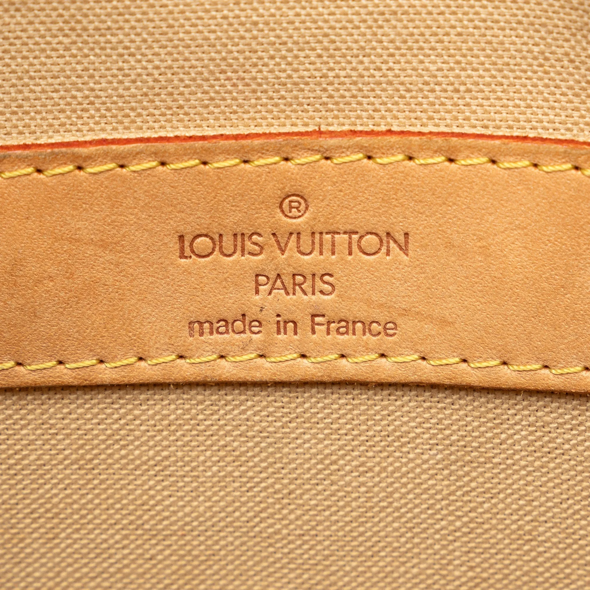 Beige Louis Vuitton Damier Azur Naviglio Crossbody Bag