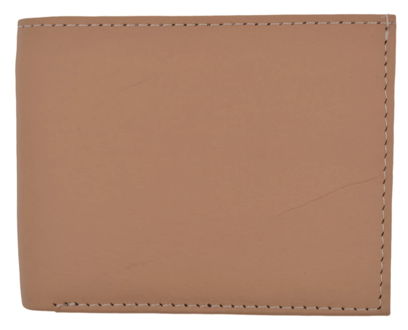 Bifold Mens Genuine Leather Multi-Card ID Holder Wallet by Cavelio