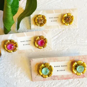 Big Buds Swarovski Ear Shields: Multiple Colour Options