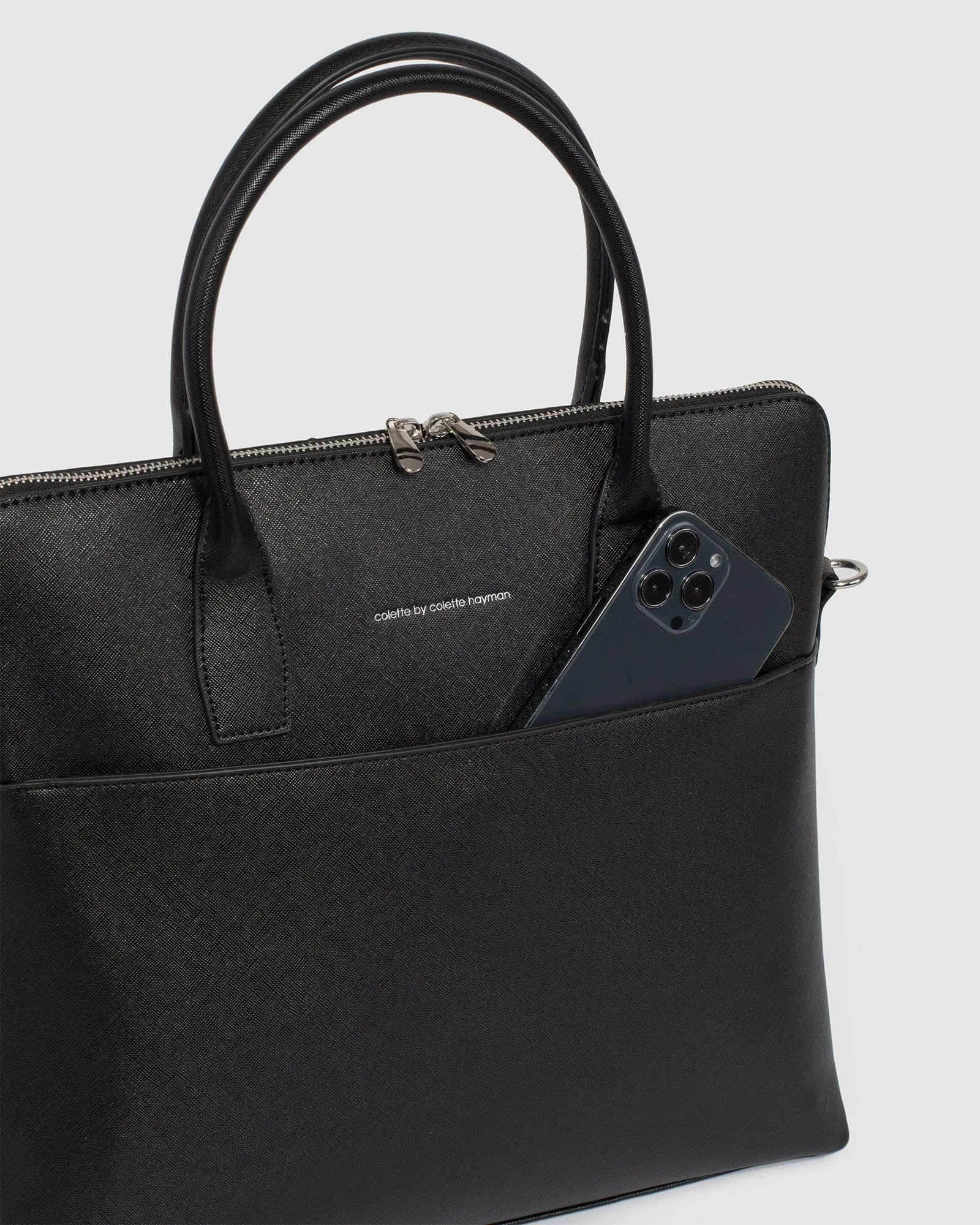 Black Dominique Laptop Bag