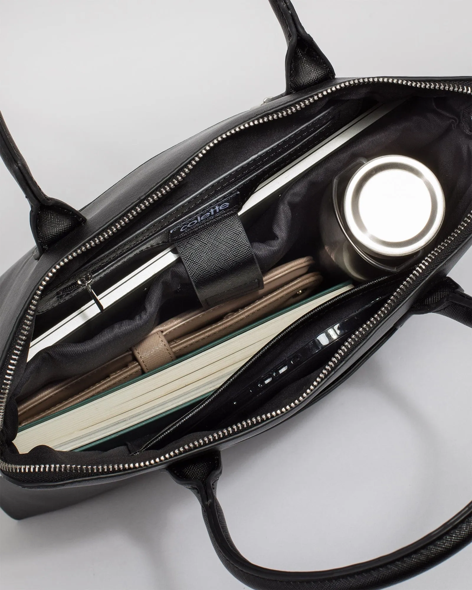 Black Dominique Laptop Bag