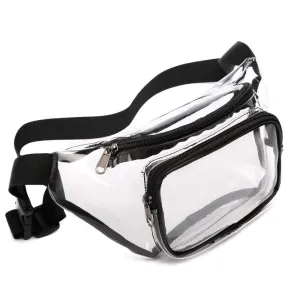 Black Mogul Stadium Clear Waist Bag
