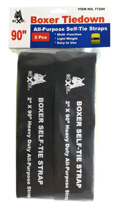 Boxer Tool Premium 2-Piece Velcro Luggage Straps BLUE