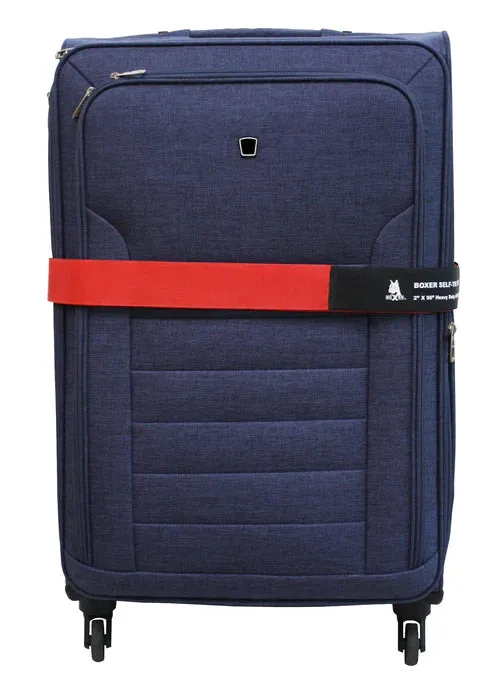 Boxer Tool Premium 2-Piece Velcro Luggage Straps BLUE