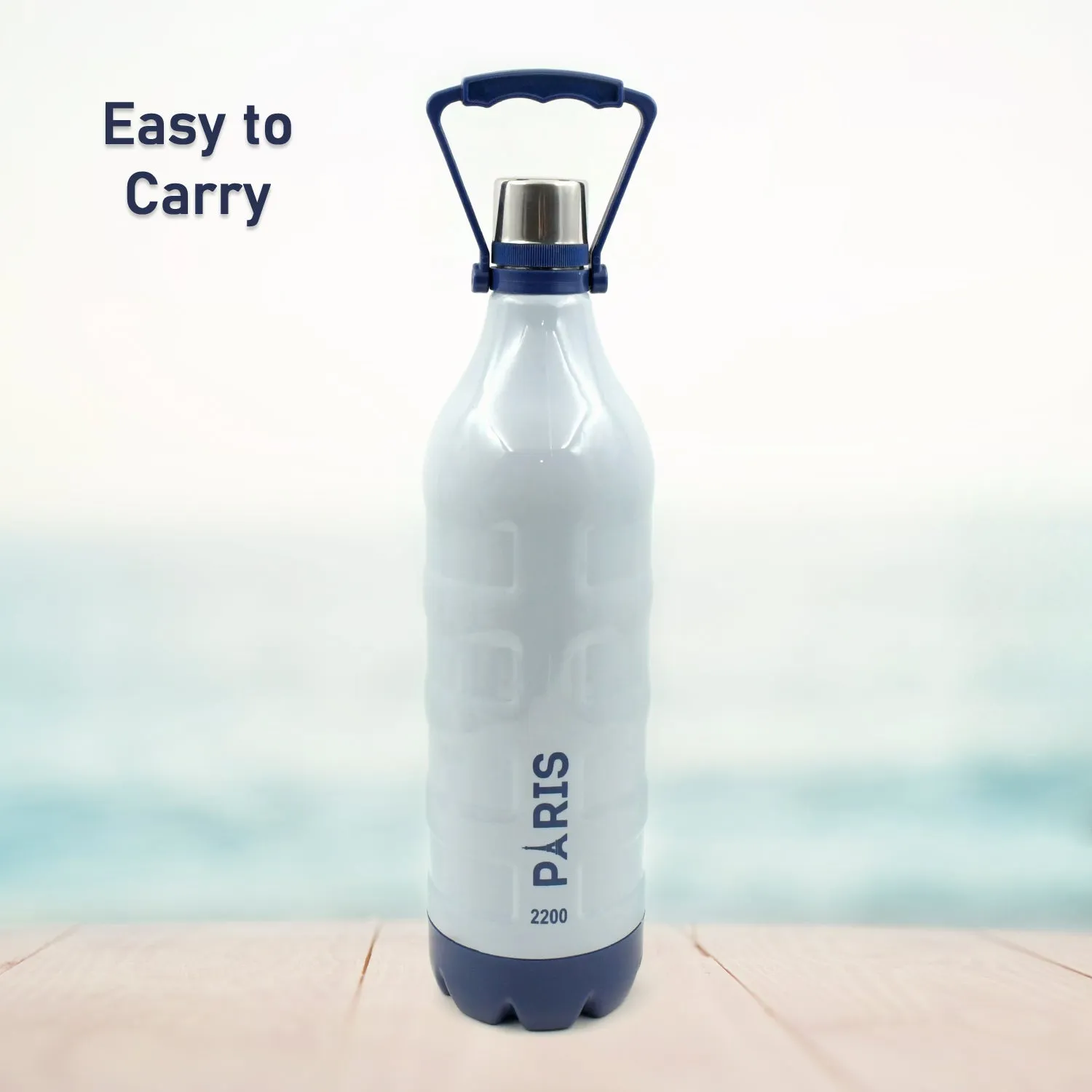 BPA-Free Insulated Sports Water Bottle with Handle (1500ml/2200ml)