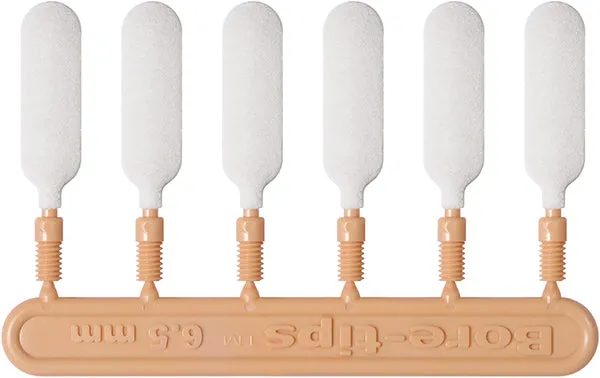 (Brand New) .25cal/6.5mm Gun Cleaning Bore-tips® by Swab-its: Barrel Cleaning Swabs: 41-6501