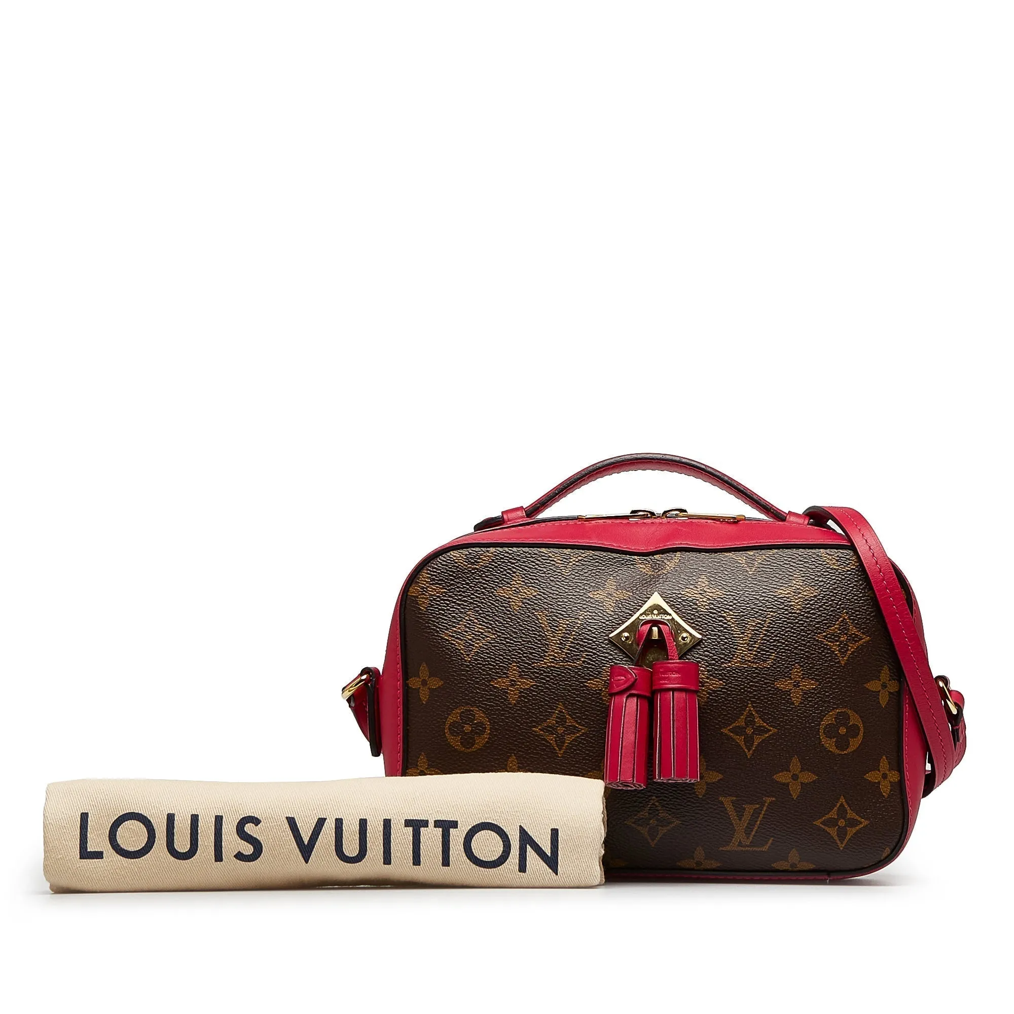 Brown Louis Vuitton Monogram Saintonge