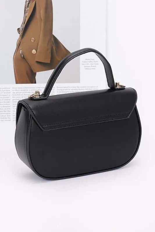 Camellia Flower Top Handle Bag