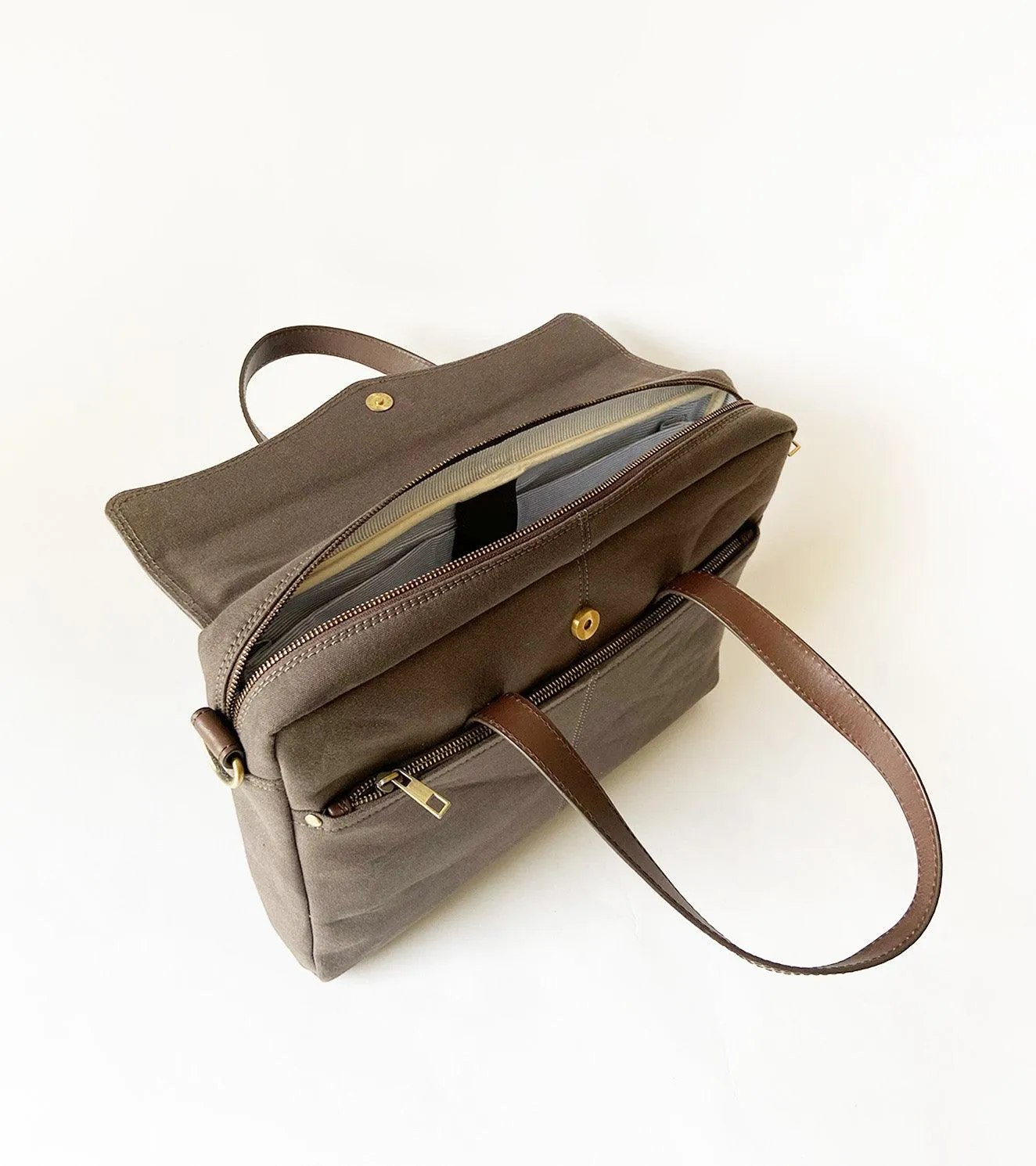 Charcoal briefcase