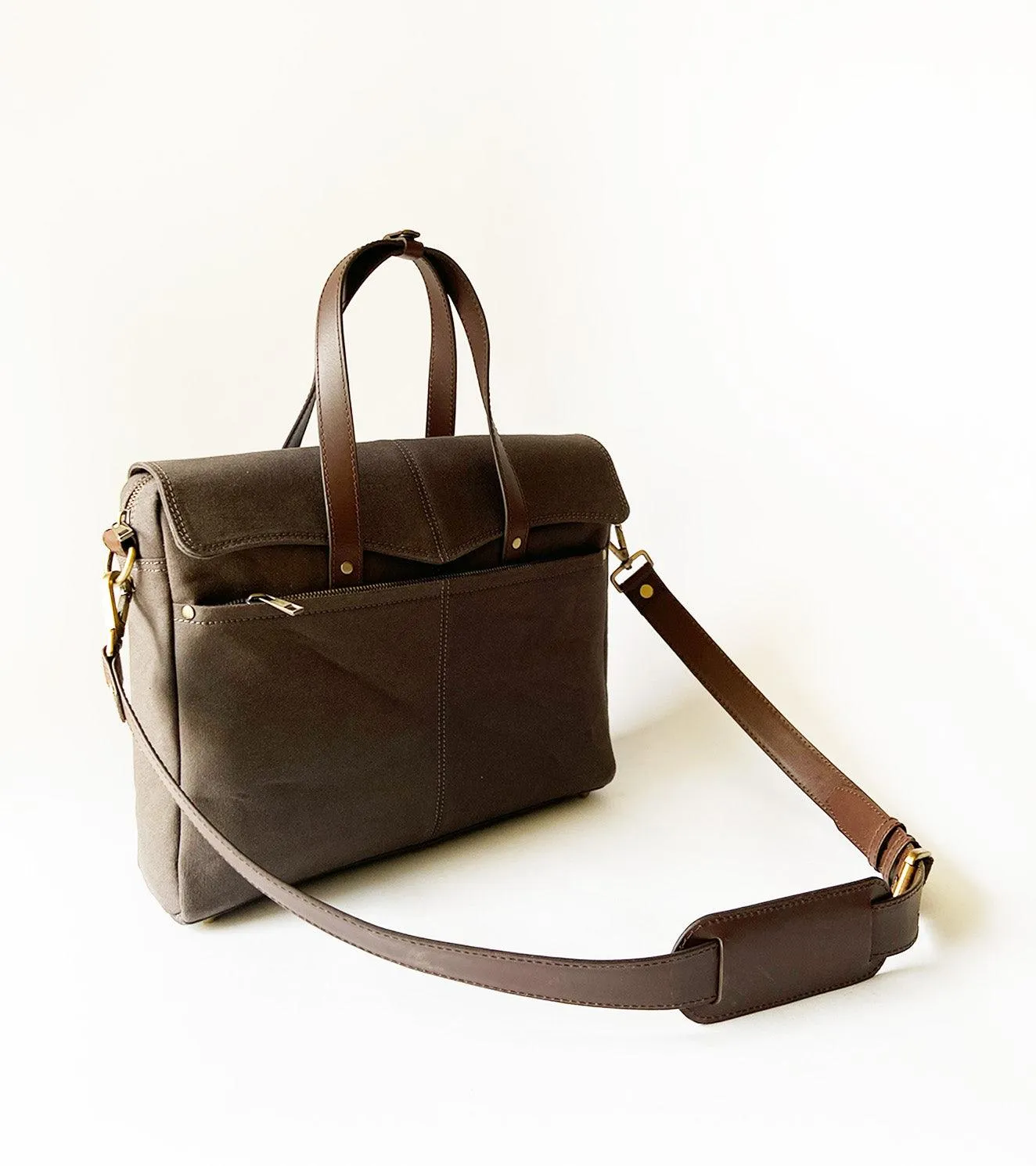 Charcoal briefcase