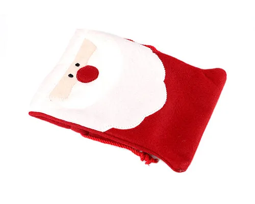 Christmas Santa Claus Wine Bottle Cover Gift Bag