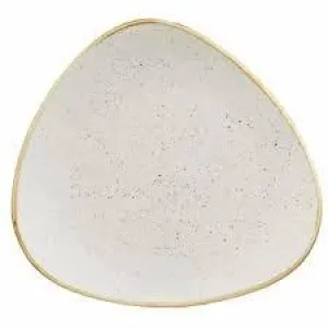 CHURCHILL STONECAST BARLEY WHITE SPECKLE LOTUS PLATE 7”
