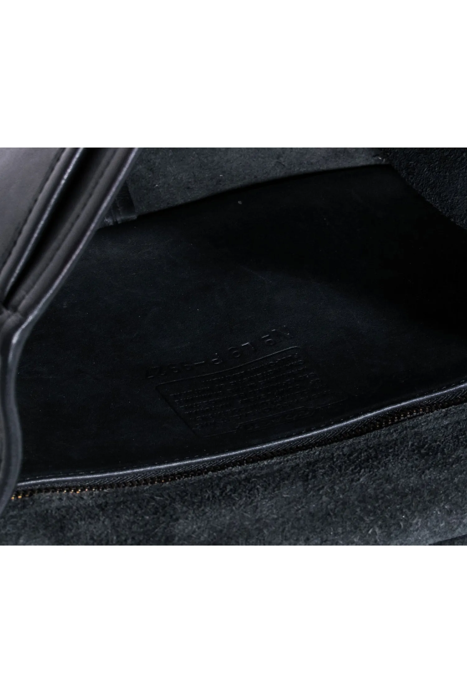 Coach - Willis Black Leather Vintage Messenger Crossbody Bag