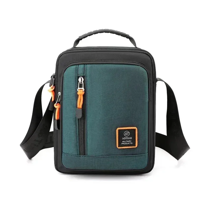 Compact High-Quality Nylon Men's Messenger Bag