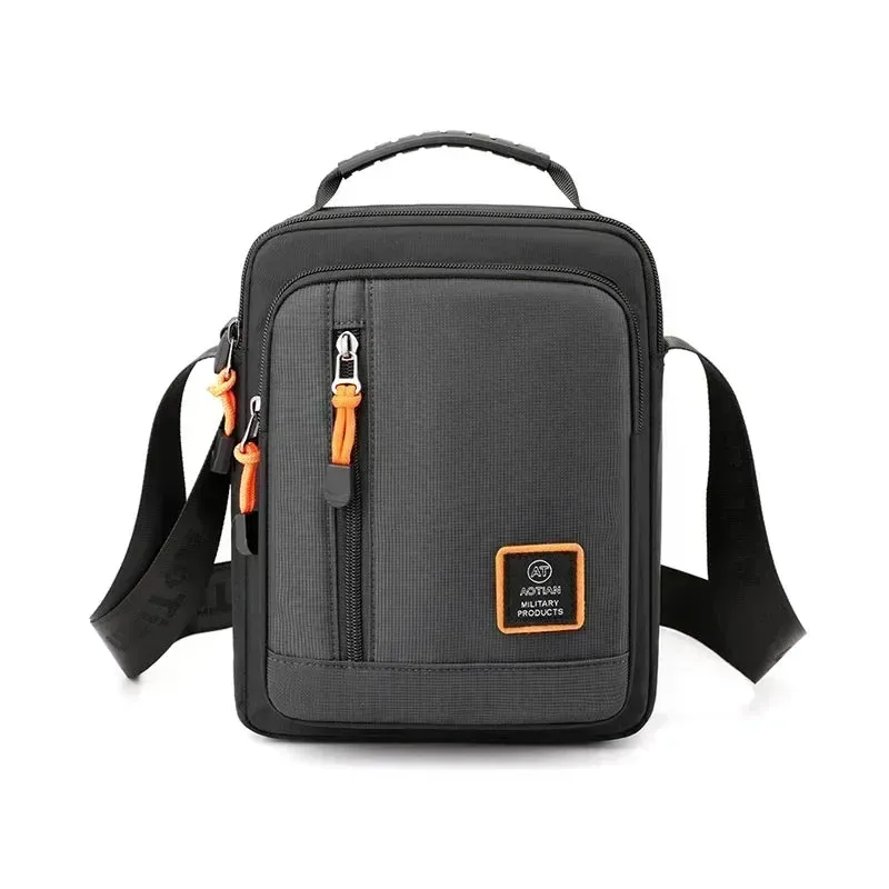 Compact High-Quality Nylon Men's Messenger Bag