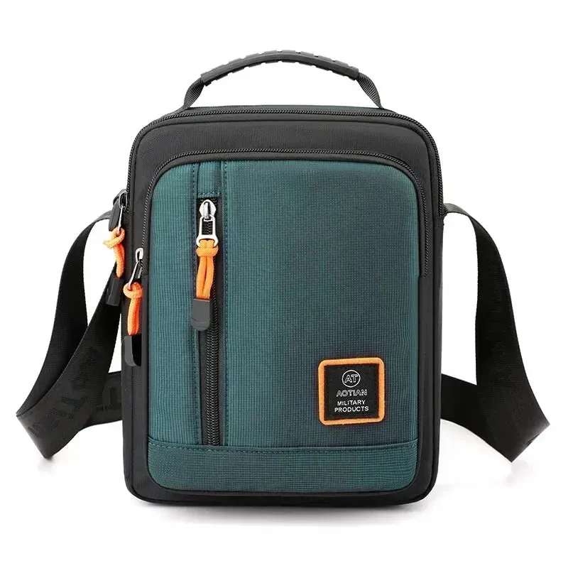 Compact High-Quality Nylon Men's Messenger Bag
