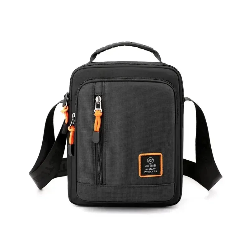 Compact High-Quality Nylon Men's Messenger Bag