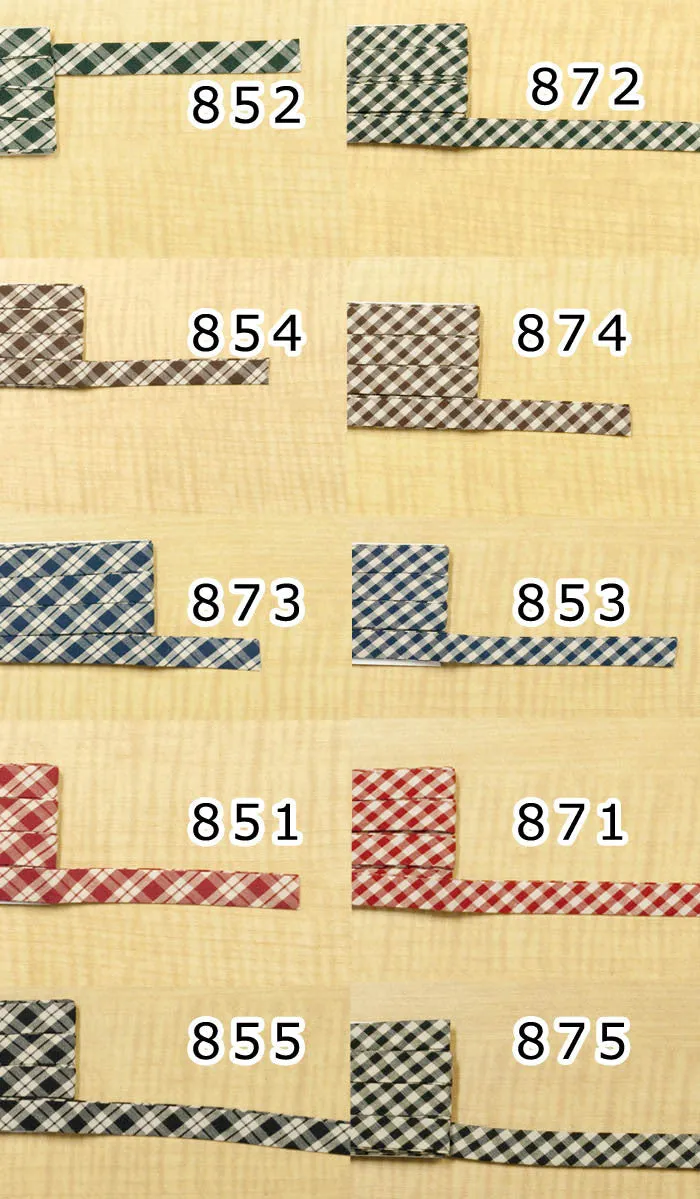 Country Bai A Stape (Check Pattern) 12mm width