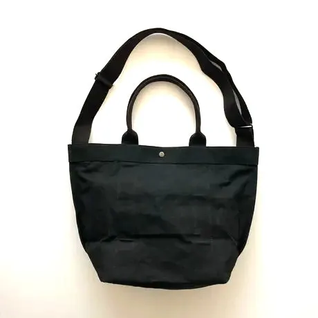 COW BOOKS/Bucket Shoulder-Black×Ivory