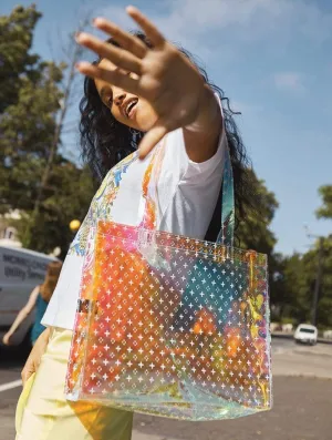 Dazzle Monogram Tote Bag