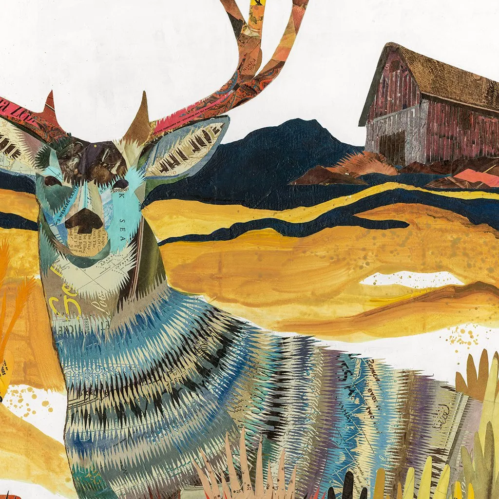 DEER VALLEY original paper collage