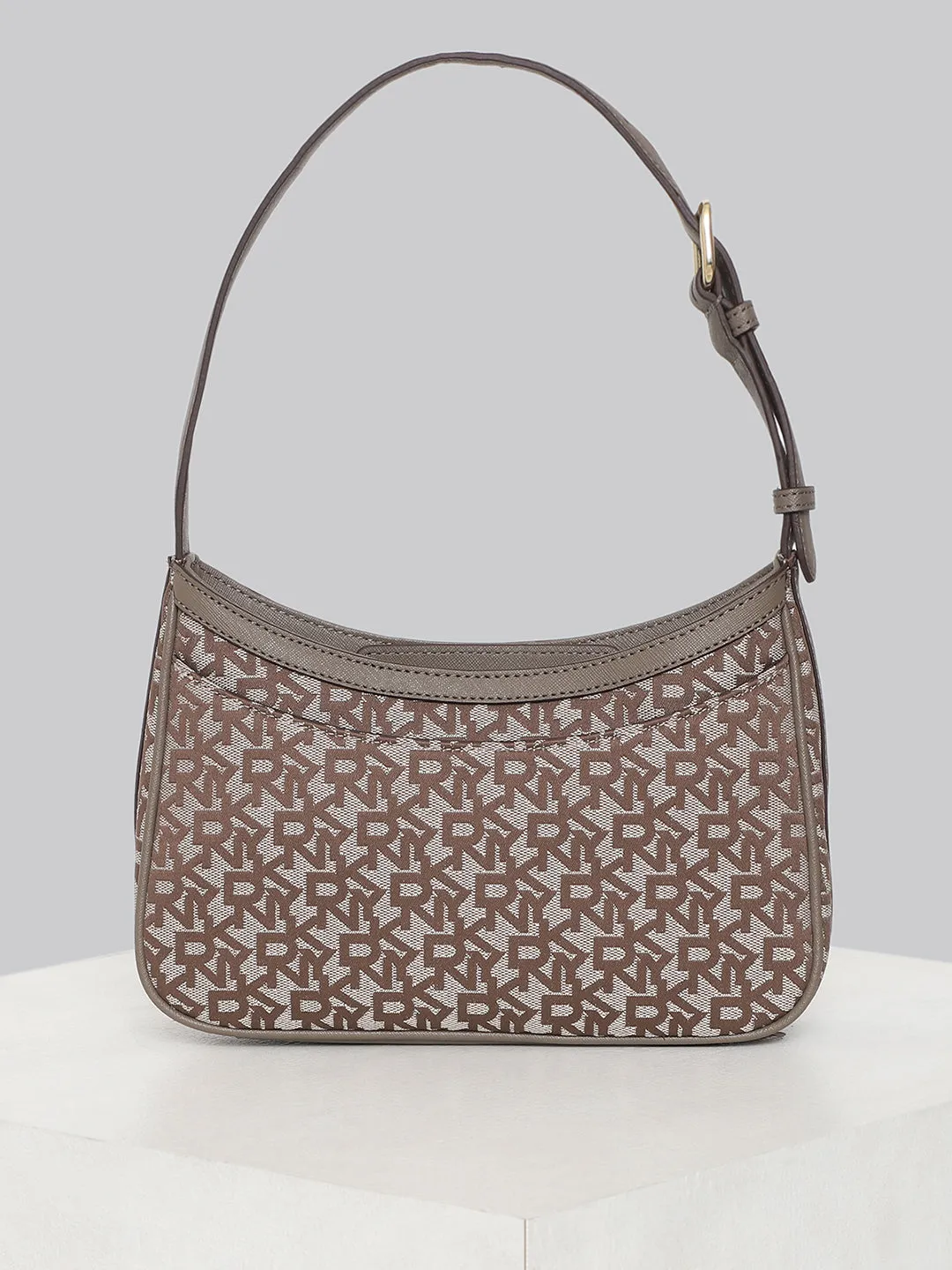 DKNY Women Brown Printed Crossbody