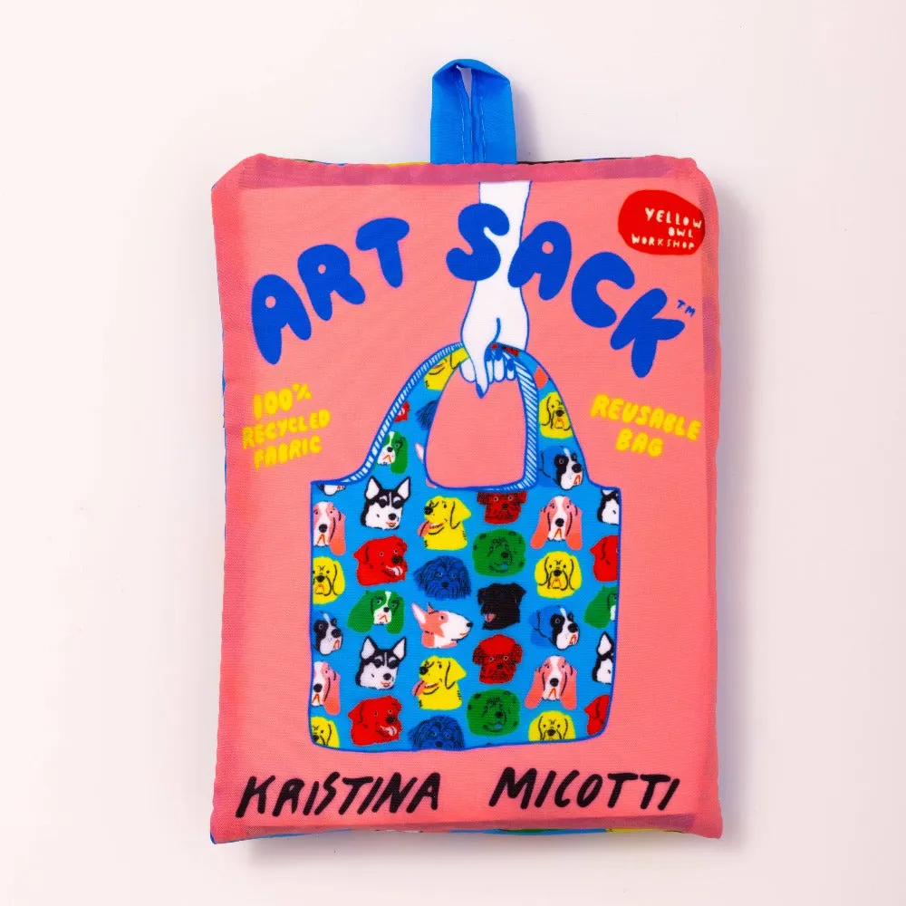 Dogs Art Sack - Reusable Tote