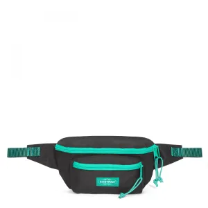 Eastpak Doggy Bag Kontrast Stripe Black Medium Waistbag - EK0000739J41