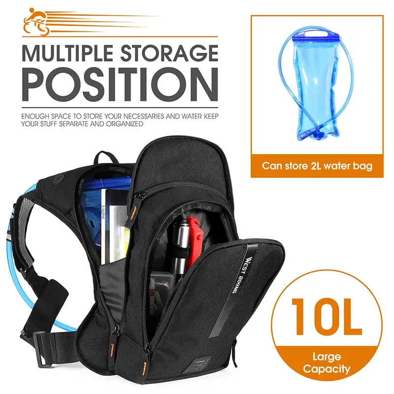 Ergonomic 10L Hydration Backpack for Cycling & Climbing
