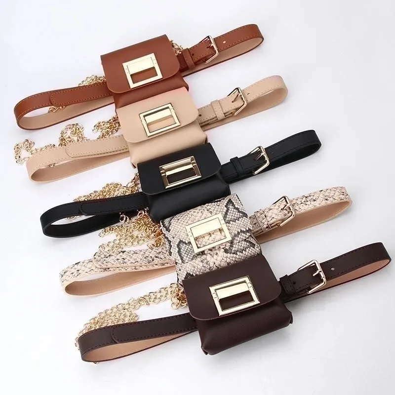 Fashion Belt Waist Chain Small Bag