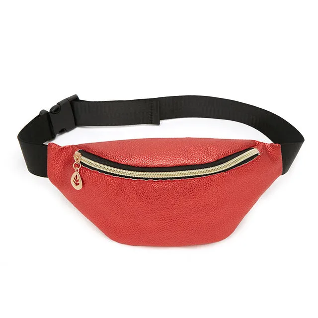 Fashion Leather Waist Purse DE214