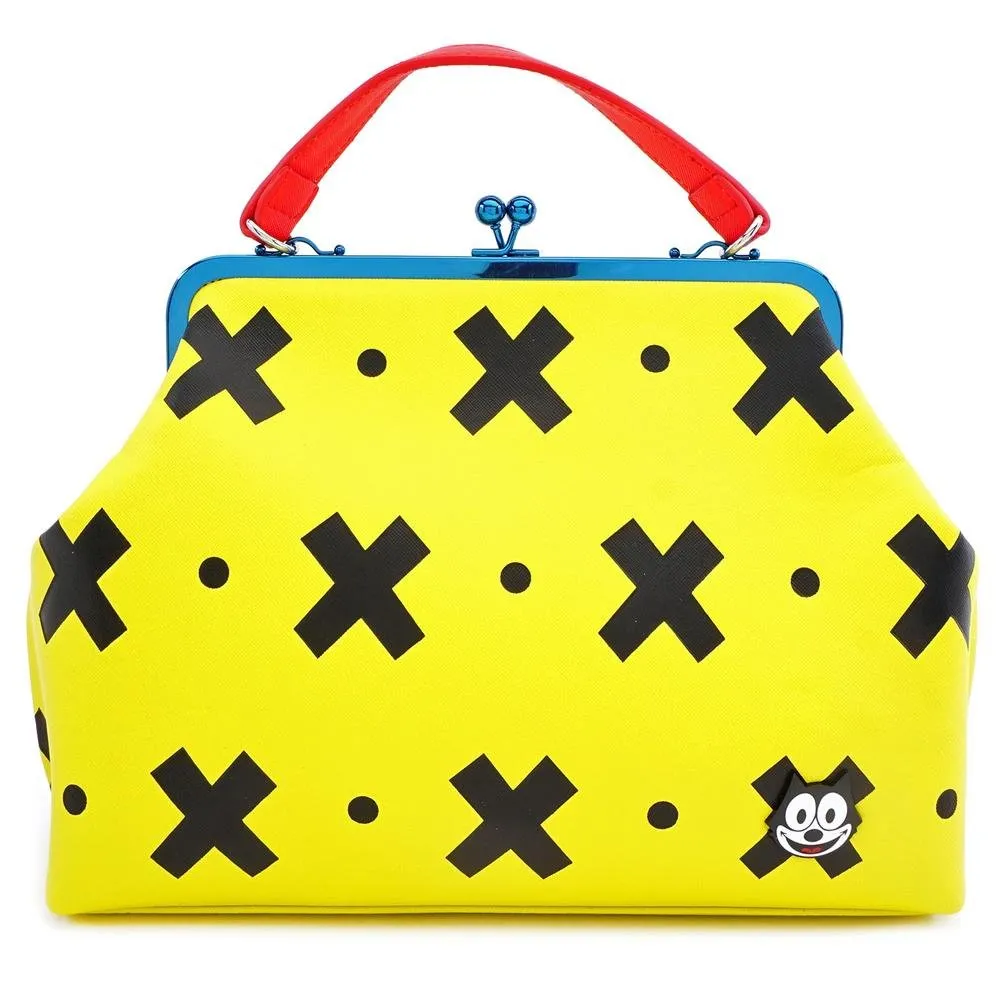 Felix the Cat Bag of Tricks Yellow Crossbody Bag
