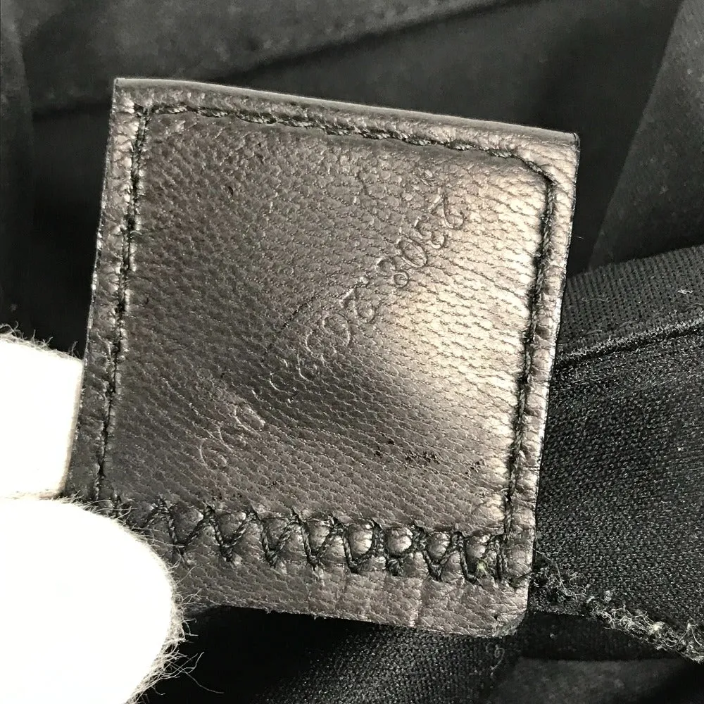 FENDI Shoulder Bag Jersey black vintage Mamma Bucket Women Used