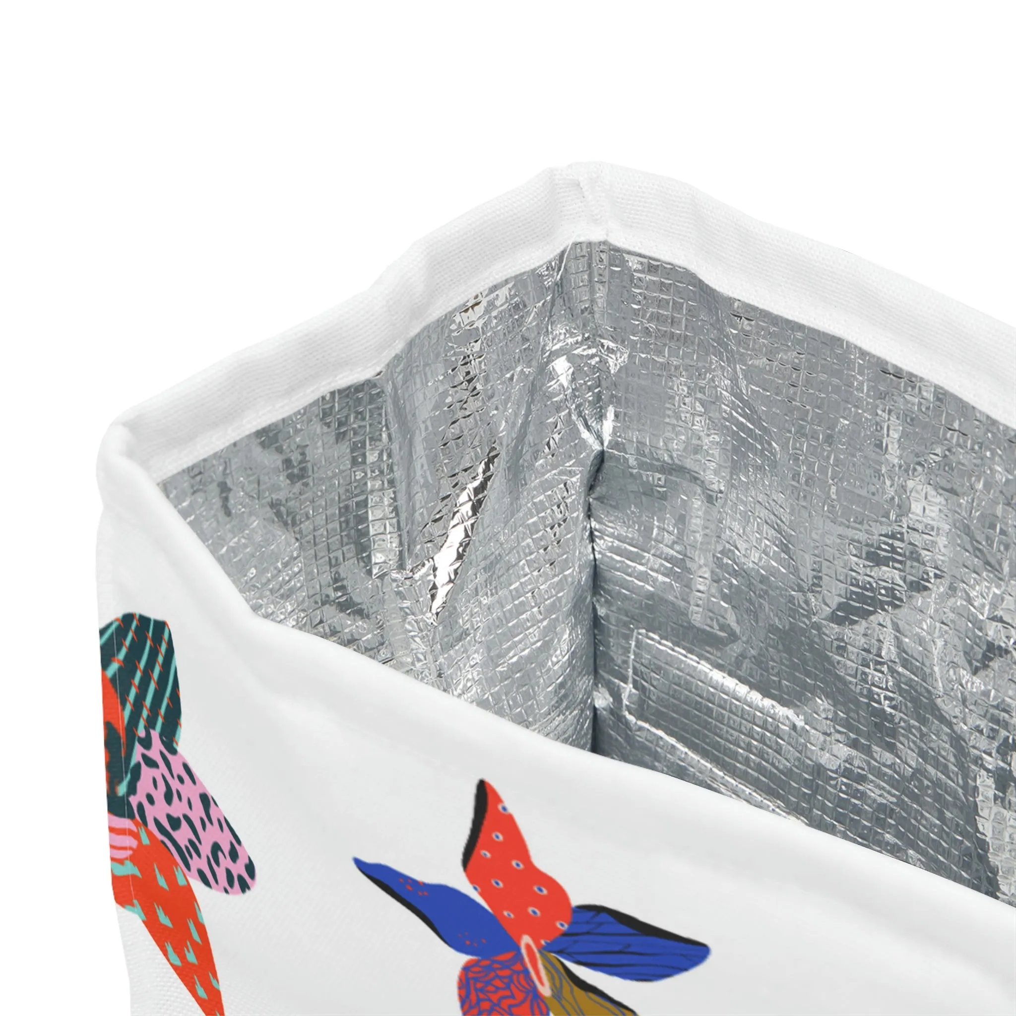 floral Polyester Lunch Bag