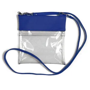 Gameday Crossbody in Vegan Leather in Royal