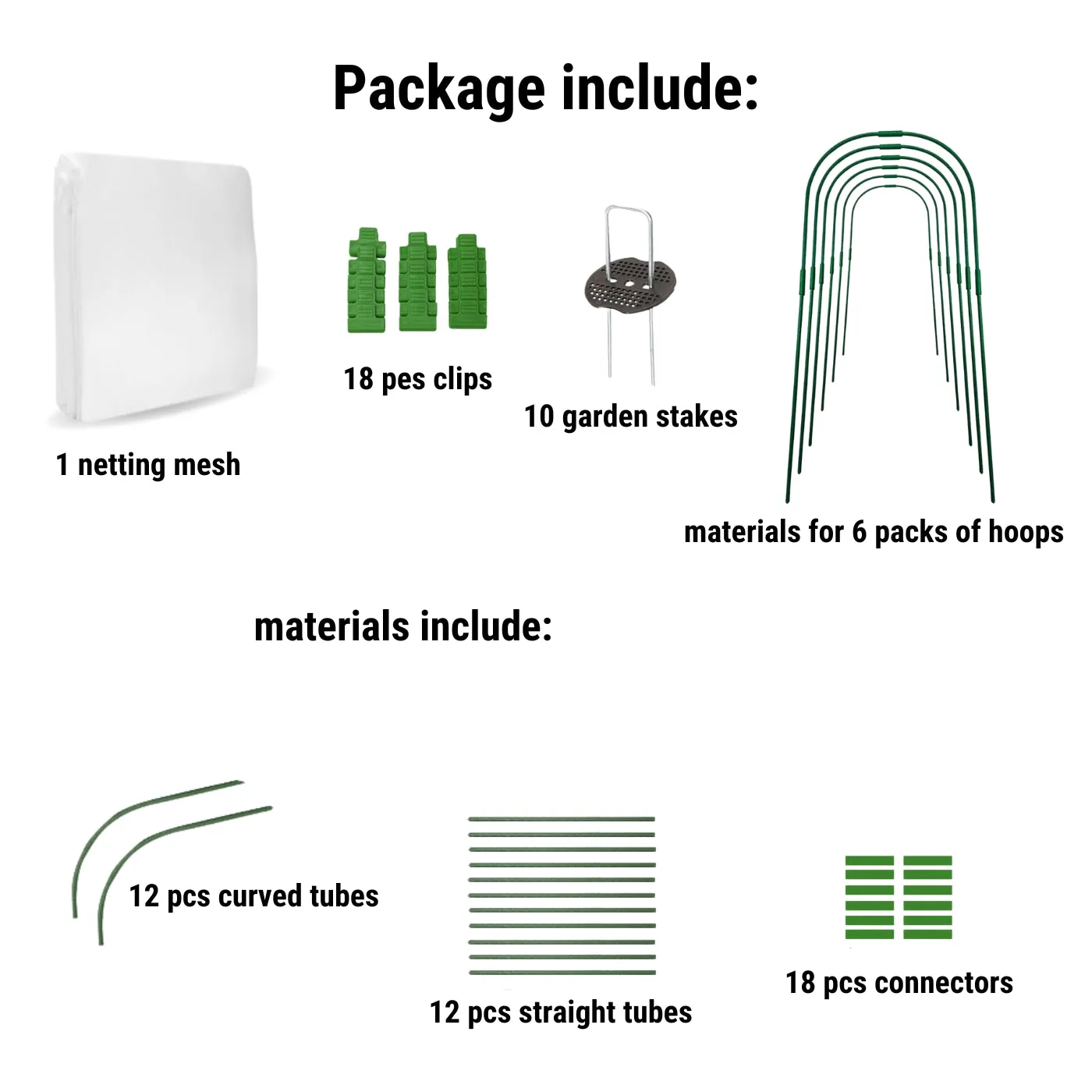 Garden Mesh Netting Protection Kit